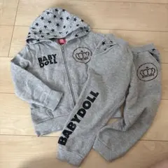 ベビードール セットアップ　パーカー　上下サイズ違い