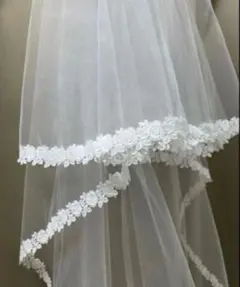 チュールウエディングベール 3m コーム付き