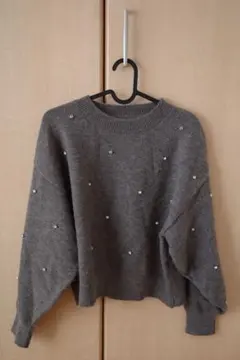 Fit more フィットモア ビジュー ニット