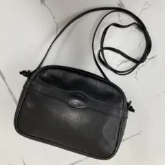 LONGCHAMP✨ミニショルダーバッグ ブラック 本革 斜め掛け クロスボディのサムネイル