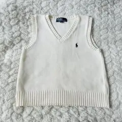 Polo ラルフローレン　ベスト　ニットベスト　春ニット　120