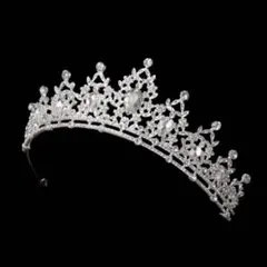 ウエディングアクセサリー ティアラ プリンセス キラキラ 花嫁 前撮り フォト婚