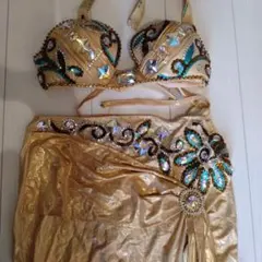 【エマンザキ】【HANAN】ベリーダンス セットアップ 【使用品】※着用写真あり