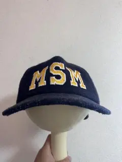 【最終値下げ】 vintage 90s usa製MSM 刺繍 ウールキャップ