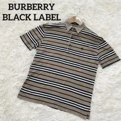 ✨美品✨BURBERRY BLACK LABEL ポロシャツ ホース刺繍