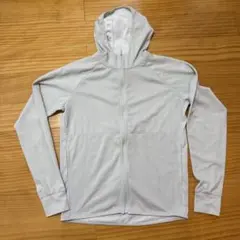 ライトグレー フルジップフーディ