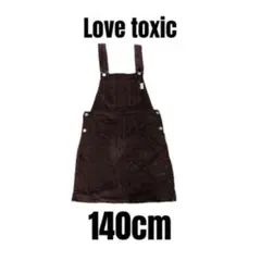 【Lovetoxic ラブトキシック】ジャンパースカート　コーデュロイ　140