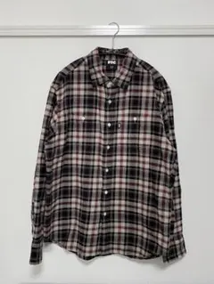 OLD STUSSY USA製 シャドウチェックシャツ XL黒タグ - メルカリ
