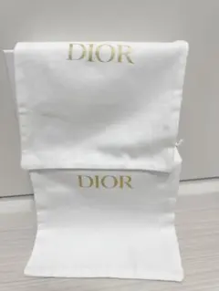 DIOR ディオール 靴用 巾着 2枚セット 正規品 保存袋 ノベルティ