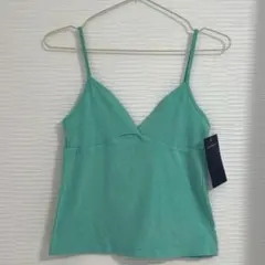 【新品】brandy melville ミントグリーン キャミソールのサムネイル