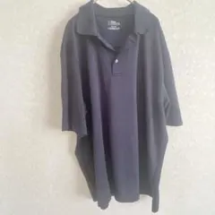 ピージーエーツアー 無地 ポロシャツ 襟半袖 XL 紺 ポリエステル ゴルフのサムネイル