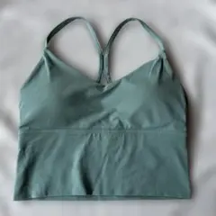 ミントグリーン トップス & ライトグリーン レギンス　の上下セット　Mサイズ