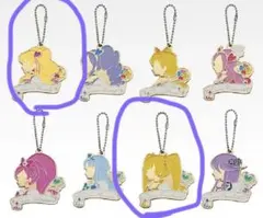 プリキュア 一番くじ シルエットメタルチャーム キュアサンシャイン キュアピーチ