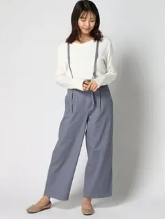 niko and　パンツ　新品タグ付　Mサイズ　即購入可能　サスペンダー