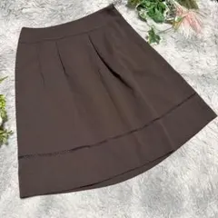 any sis フレアスカート ブラウン　ラメ入りのサムネイル