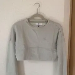 MELT THE LADY グレー クロップドスウェットのサムネイル