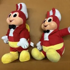 Jollibee ぬいぐるみ 2体セット(片方はSING&DANCE DOLL)