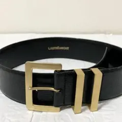 LAUTREAMONT ロートレアモン　ベルト　黒×金　ブラック　ゴールド