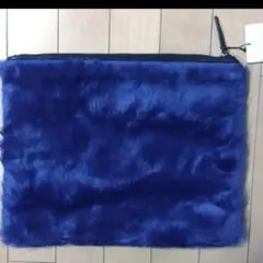 クラッチバッグ   青ファー   nouer   新品未使用  スコットクラブ系