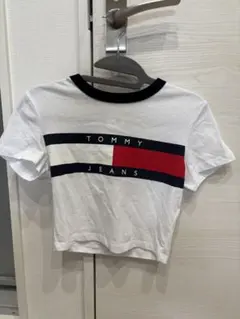 TOMMY JEANS クロップドTシャツ ホワイト