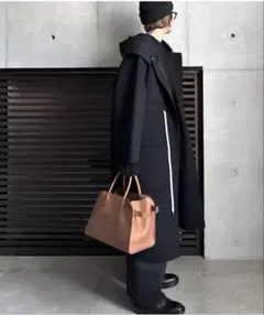 限定値下げ】ザ・ロウ パークトート スリー ネイビー ゴールドロゴ 