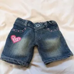 ビルドアベア ぬいぐるみ用 ハート デニムパンツのサムネイル