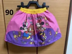 【超美品】90cm リトシー　ミッキーミニー　パニエ付きスカート　レトロ