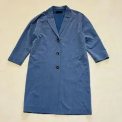 JEANASIS チェスターコート ブルー Fサイズ（B554）
