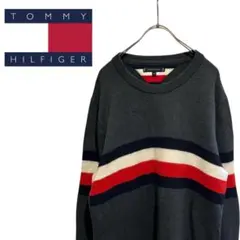 T4605*トミーヒルフィガー*クルーネックセーター*コットン混*メンズXXL