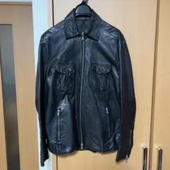 Edition エディション ラムレザー ブルゾン 黒 46 トゥモローランド
