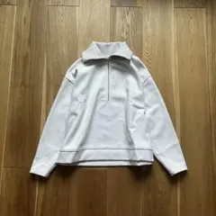 バンヤードストーム　ニードルパンチZIPプルオーバー　FREE　オフホワイト白