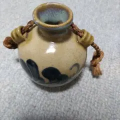 沖縄 琉球焼 窯元 宮城陶房 宮城勝臣作 抱瓶 だちびん 酒器 伝統工芸品