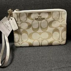 【未使用】COACH コーチ シグネチャーポーチ