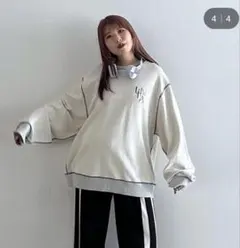 新品　ページボーイ　Anui 【UNISEX】ステッチロゴスウェット