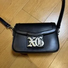 X girl-XG エックスガール　黒　ブラック　ショルダーバック　ハンドバッグ