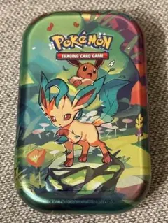 リーフィア イーブイ ミニ 缶 テラスタルフェス ex 海外限定 ポケモン