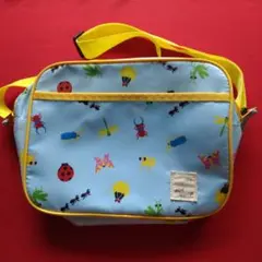 昆虫柄ショルダーバッグ 水色