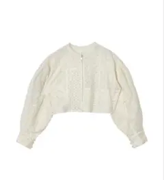 ameri 2WAY PATCHWORK LACE ZIP TOP レースのサムネイル