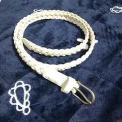 レディースベルトホワイト