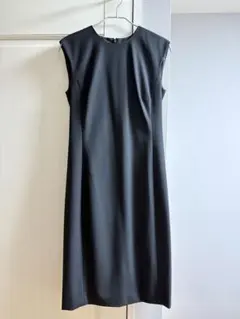 LAUREN RALPH LAUREN ブラックノースリーブワンピース 0