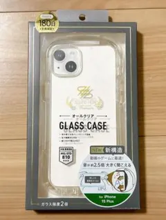 ＜新品未開封＞iPhone15Pro強化ガラス採用ハイブリッドオールクリアケース