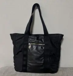 DIESEL 美品 ディーゼル RUMIEトートバッグ レザー×ナイロン