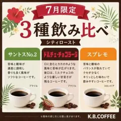 自家焙煎《1-700》7月セット 飲み比べ 3種セットのサムネイル
