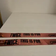TWICE THIS IS FOR国立競技場 銀テープピンク 4/25 - メルカリ