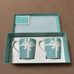Tiffany（ティファニー）マグカップ／ペア　ブルーリボン