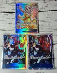 最終値下　美品　ワンピース 神の島の冒険 サボ sr2枚　レベッカ sr1枚