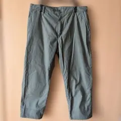 メンズ チノパンツ　カーキ Ｍクロップド丈のサムネイル