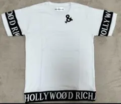 【HOLLYWOOD RICH. ＆】半袖Tシャツ　メンズ　M　ホワイト
