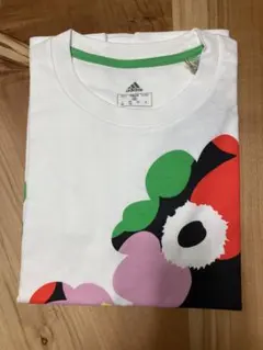 アディダス×マリメッコ　半袖Tシャツ　ホワイト　140