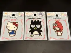 ダイソー　パイルワッペン　サンリオ キティ　ばつ丸　マイメロディ　3種セット